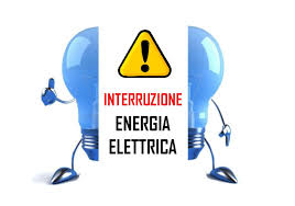 Avviso di interruzione di energia elettrica